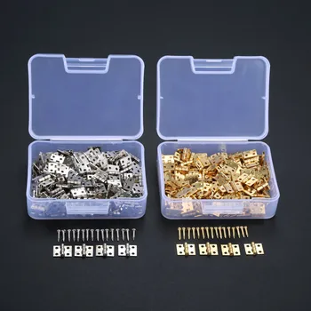 DRELD 100pcs 8*10mm Brass Cabinet Door Luggage Mini Hinge Cupboard Door Decorative Hinges for Jewelry Wood Box +Nail+Storage Box
DRELD 100pcs 8*10mm Brass Cabinet Door Luggage Mini Hinge Cupboard Door Decorative Hinges for Jewelry Wood Box +Nail+Storage Box
