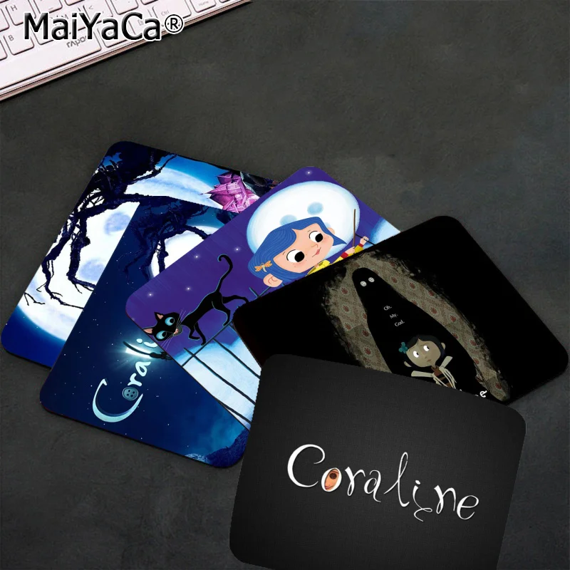 MaiYaCa In Stocked Movie Coraline Durable Rubber Mouse Mat Pad Smooth Writing Pad Desktops Mate gaming mouse pad
MaiYaCa In Stocked Movie Coraline Durable Rubber Mouse Mat Pad Smooth Writing Pad Desktops Mate gaming mouse pad