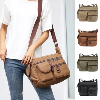Retro Canvas Large Capacity Men's Outdoor Casual Single Shoulder Crossbody Bag 
Retro Canvas Large Capacity Men's Outdoor Casual Single Shoulder Crossbody Bag