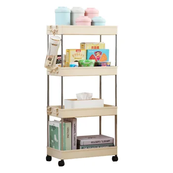 2/3/4 Layer Kitchen Storage Rack Fridge Side Shelf Gap Holder Removable With Wheels Bathroom Organizer Space Saving Shelf
2/3/4 Layer Kitchen Storage Rack Fridge Side Shelf Gap Holder Removable With Wheels Bathroom Organizer Space Saving Shelf