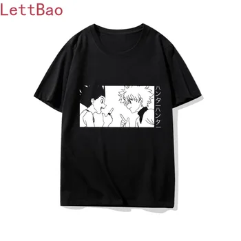 New Gon and Killua T-Shirt Mens Fashion Hunter X Hunter Men's Cotton T-shirt Japanese Anime HxH Printed T-shirt Clothing Women
New Gon and Killua T-Shirt Mens Fashion Hunter X Hunter Men's Cotton T-shirt Japanese Anime HxH Printed T-shirt Clothing Women