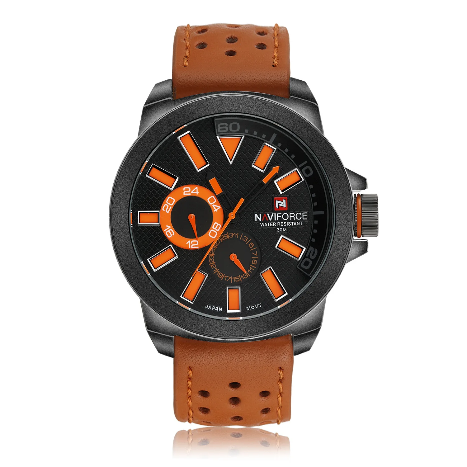 Naviforce Xiang 9064 Men Business Casual Fashion Man Top Grade Waterproof Watch
Naviforce Xiang 9064 Men Business Casual Fashion Man Top Grade Waterproof Watch