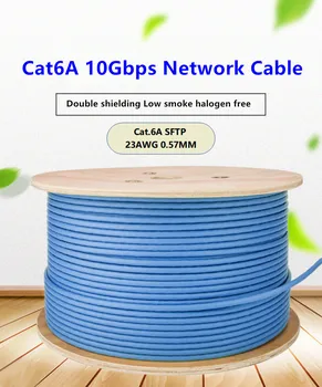 RJ45 Cable Cat6A Network Cable 10Gbps High Speed SFTP Double Shielding Ethernet Line For Home Computer Broadband lan Cable Blue
RJ45 Cable Cat6A Network Cable 10Gbps High Speed SFTP Double Shielding Ethernet Line For Home Computer Broadband lan Cable Blue