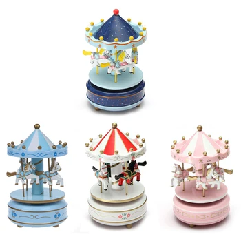 Musical carousel horse wooden carousel music box toy child baby game
Musical carousel horse wooden carousel music box toy child baby game