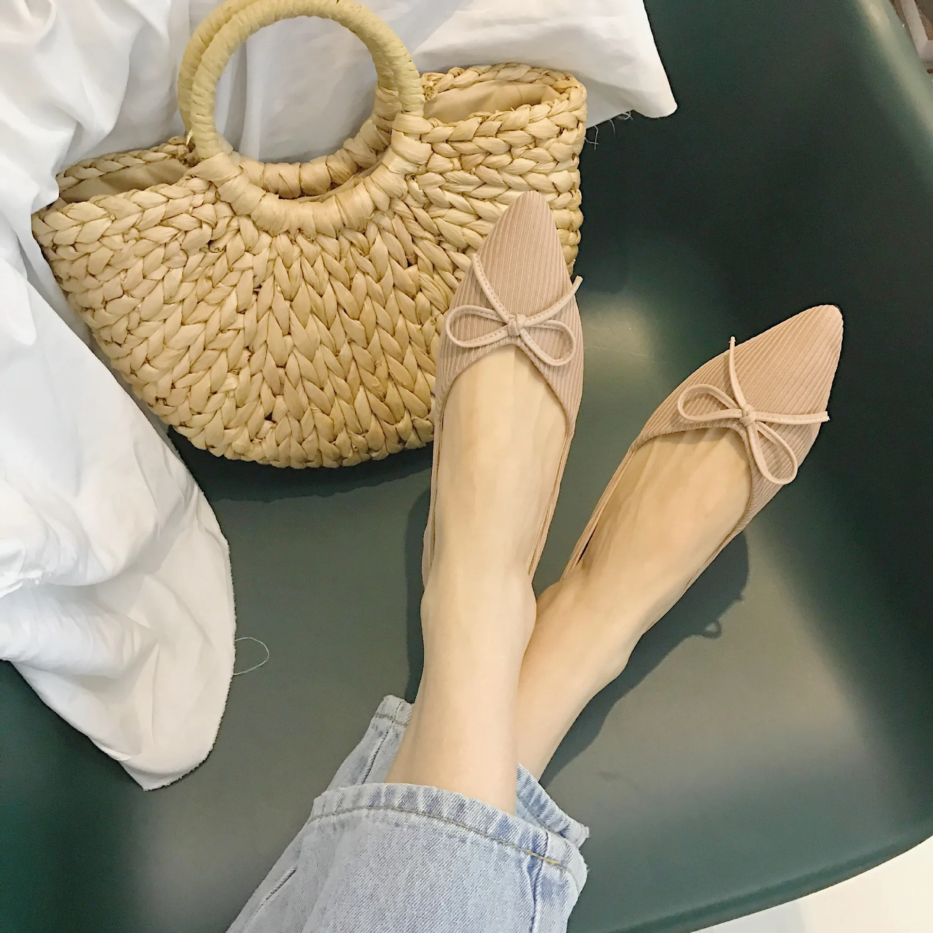 2019 Autumn New Style Bow Pointed-Toe WOMEN'S Shoes Rubber Soft-Sole Versatile WOMEN'S Shoes
2019 Autumn New Style Bow Pointed-Toe WOMEN'S Shoes Rubber Soft-Sole Versatile WOMEN'S Shoes