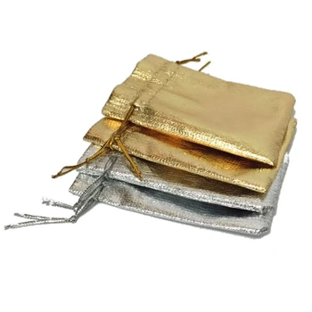 100Pcs Gold Silver Foil Organza Bag Candy Gift Bags Christmas Decoration Wedding Party Favor Pouch Gift Packaging Bags Drawstrin 
100Pcs Gold Silver Foil Organza Bag Candy Gift Bags Christmas Decoration Wedding Party Favor Pouch Gift Packaging Bags Drawstrin