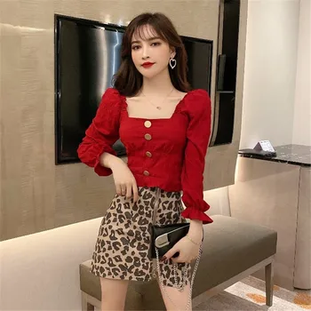 Women Summer 2PC Outfit Dress Sets Sexy Slim Short Shirt&High Waist Leopard Pencil Mini Skirt Sets Fashion Two Piece Skirt Suits
Women Summer 2PC Outfit Dress Sets Sexy Slim Short Shirt&High Waist Leopard Pencil Mini Skirt Sets Fashion Two Piece Skirt Suits