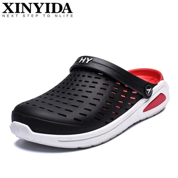 2020 Summer Men's Quick-Drying Water Beach Slippers Slip On Breathable Jelly Sandlas Lightweight Crocks Men Clogs Summer Slides 
2020 Summer Men's Quick-Drying Water Beach Slippers Slip On Breathable Jelly Sandlas Lightweight Crocks Men Clogs Summer Slides