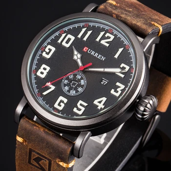 CURREN Leather Strap Men Watch Fashion Design Digital Dial Male Clock Display Date Week Quartz-watch Hodinky Relogio Masculino
CURREN Leather Strap Men Watch Fashion Design Digital Dial Male Clock Display Date Week Quartz-watch Hodinky Relogio Masculino