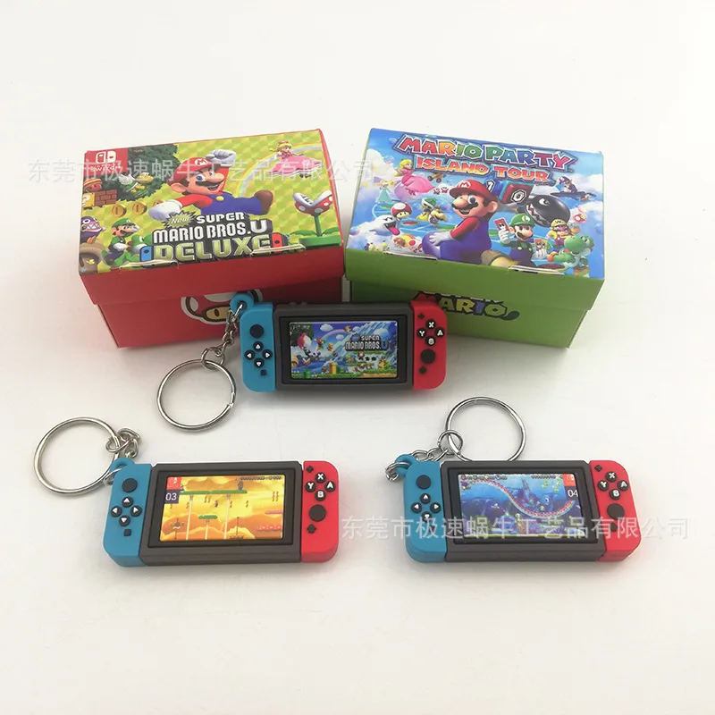 Game Super Mario Keychain Creative Nintendo Switch Game Console Model PVC Soft Rubber Keychains Fashion Bag Decoration Pendant
Game Super Mario Keychain Creative Nintendo Switch Game Console Model PVC Soft Rubber Keychains Fashion Bag Decoration Pendant