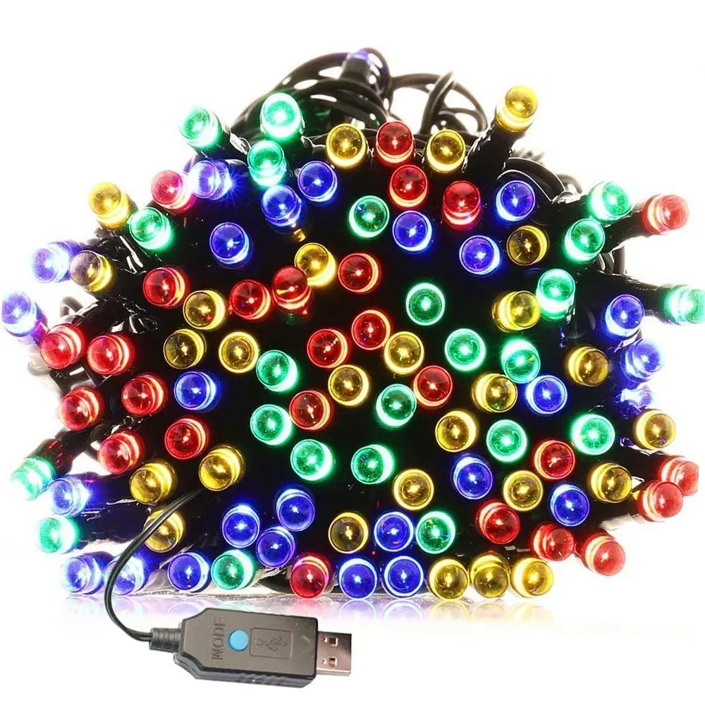 DC5V USB Powered Led String Light 10M 20M 100/200leds Waterproof black wire lights Wedding Christmas Tree Garden Holiday Decor
DC5V USB Powered Led String Light 10M 20M 100/200leds Waterproof black wire lights Wedding Christmas Tree Garden Holiday Decor