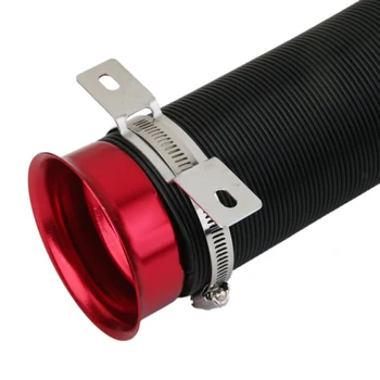 Vehicle Universal 3inch Flexible Extendable Air Intake Pipe Inlet Hose Tube Red DIY With Horn Mouths Mounting Clamps
Vehicle Universal 3inch Flexible Extendable Air Intake Pipe Inlet Hose Tube Red DIY With Horn Mouths Mounting Clamps