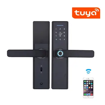 WiFi Tuya APP remote control Intelligent Fingerprint Lock support password IC card mechanical key 
WiFi Tuya APP remote control Intelligent Fingerprint Lock support password IC card mechanical key