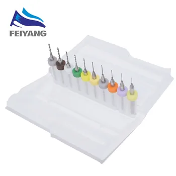 10pcs 0.3mm to 1.2mm PCB mini drill Bit tungsten steel carbide for print circuit board cnc drill Bits Machine
10pcs 0.3mm to 1.2mm PCB mini drill Bit tungsten steel carbide for print circuit board cnc drill Bits Machine