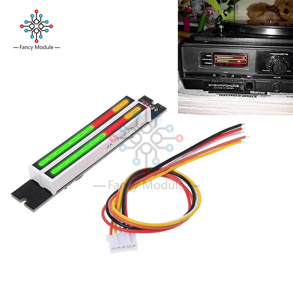 Mini Dual 12-bit LED Music Level Indicator Adjustable Light Speed VU Meter Stereo Amplifier Board with AGC Mode
Mini Dual 12-bit LED Music Level Indicator Adjustable Light Speed VU Meter Stereo Amplifier Board with AGC Mode
