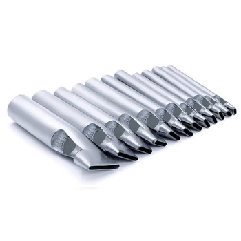 12 Pcs Leather Craft Hole Punch Set m Oval Shape Punch Cutter Tool for Leather Watch Bands Belts Plastics Working
12 Pcs Leather Craft Hole Punch Set m Oval Shape Punch Cutter Tool for Leather Watch Bands Belts Plastics Working