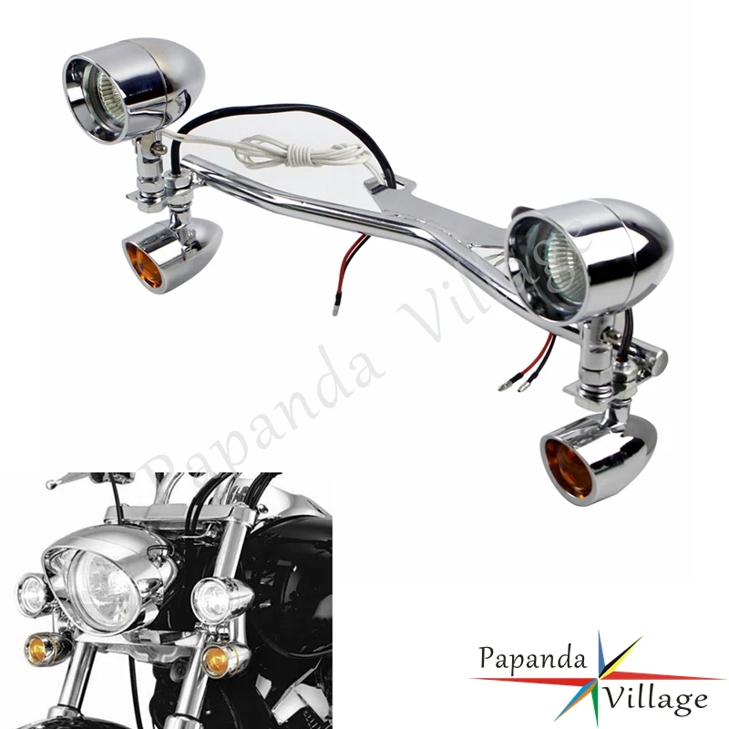 Фасветильник противотуманные светодиодсветодиодный для мотоцикла Harley Softail Dyna