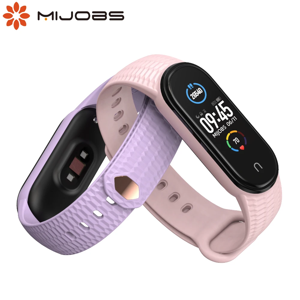 

For Mi Band 5 Strap Bracelet Miband 4 Opaska Translucent Wristband for Xiaomi Correa Mi Smart Band 5 4 3 Pulseira Silicone Pasek