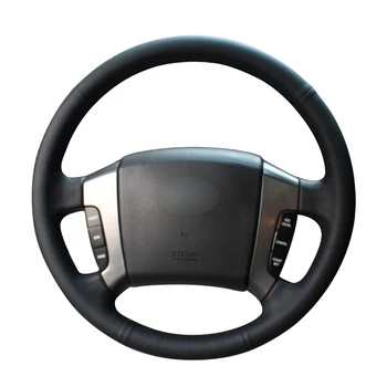Hand-sewing Black PU Artificial Leather Car Steering Wheel Cover for Kia Sorento 2004 2005 2006 2007 2008
Hand-sewing Black PU Artificial Leather Car Steering Wheel Cover for Kia Sorento 2004 2005 2006 2007 2008