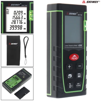 40m Portable Laser Distance Meter Support Single Distance and Continuous Measuring Distance/Area/Volume/Pythagoras Measurement
40m Portable Laser Distance Meter Support Single Distance and Continuous Measuring Distance/Area/Volume/Pythagoras Measurement