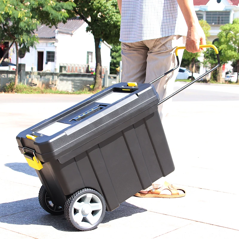 Trolley Toolbox Multifunctional Household PP Plastic Hardware Toolbox Movable Large Plastic Toolbox Thicken Wheel LK
Trolley Toolbox Multifunctional Household PP Plastic Hardware Toolbox Movable Large Plastic Toolbox Thicken Wheel LK