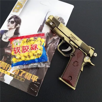 Hot Game Styles PUBG CS GO Weapon Keychain AK47 Gun Model 98K Sniper Rifle Key Chain Ring Men Gifts Souvenirs A small pistol
Hot Game Styles PUBG CS GO Weapon Keychain AK47 Gun Model 98K Sniper Rifle Key Chain Ring Men Gifts Souvenirs A small pistol