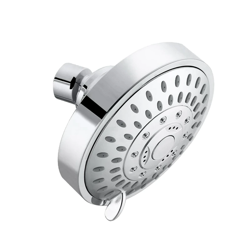 High Pressure Shower Head,5 Settings Showerhead with Adjustable Metal Swivel Ball Joint,Excellent Shower Experience Even At Low
High Pressure Shower Head,5 Settings Showerhead with Adjustable Metal Swivel Ball Joint,Excellent Shower Experience Even At Low