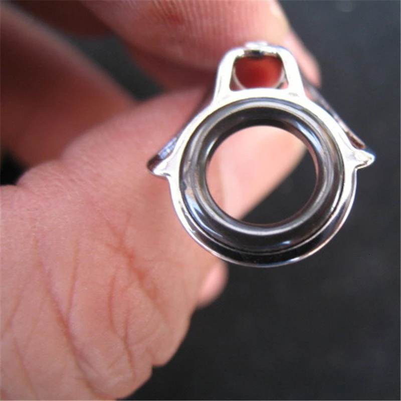 1x Big Sizes Telescopic Fishing Rod Guides Tip Top Rings 2.4mm-3.0mm-5.0mm-10mm Sea Rock Fishing Rod Tip Repair Accessories (9)