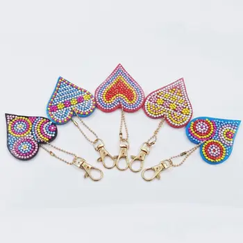 Full Drill Diamond Painting DIY Heart Pendant 5D Mosaic Keychain Jewelry Making Fashion Keychain
Full Drill Diamond Painting DIY Heart Pendant 5D Mosaic Keychain Jewelry Making Fashion Keychain