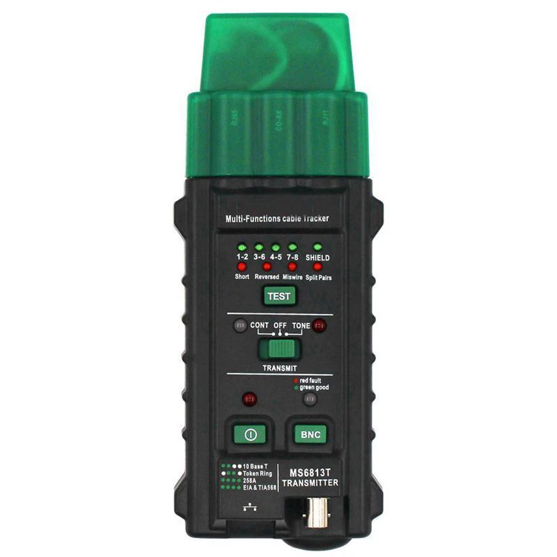 Cable tracking finder Telephone Wire Tracker Tracer Toner Network Cable Tester Detector Line Finder MS6813
Cable tracking finder Telephone Wire Tracker Tracer Toner Network Cable Tester Detector Line Finder MS6813