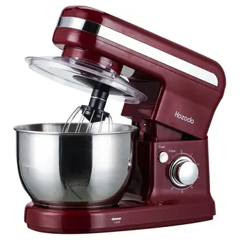 Hozodo SM1101 Kitchen Food Stand Mixer Kneading Machine Blender 4L Bowl 6 Speeds 800W Power with Whisk, Dough Hook, Beater 
Hozodo SM1101 Kitchen Food Stand Mixer Kneading Machine Blender 4L Bowl 6 Speeds 800W Power with Whisk, Dough Hook, Beater