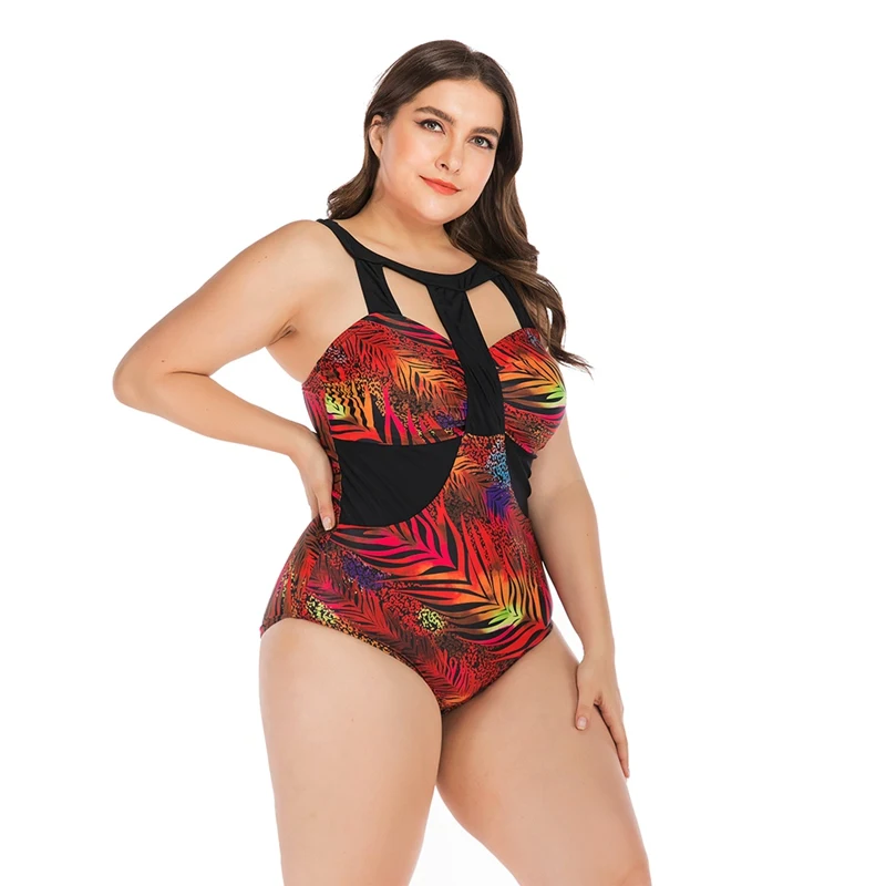 One-Piece Swimsuit Women Printed Hollow-out Strappy Quick Dry Slimming Beach Wear Sexy Bikini Plus Size Swimwear Swimming Suit
One-Piece Swimsuit Women Printed Hollow-out Strappy Quick Dry Slimming Beach Wear Sexy Bikini Plus Size Swimwear Swimming Suit