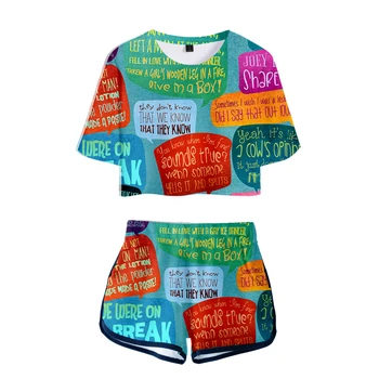 New Printed Women TV Friends two piece set New design Oversize short sleeve and TV Friends Short Pants O-neck Summer Set
New Printed Women TV Friends two piece set New design Oversize short sleeve and TV Friends Short Pants O-neck Summer Set