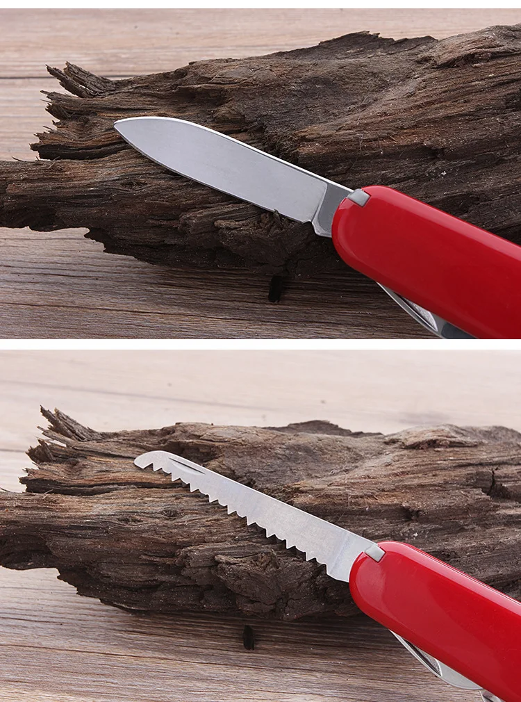 Generic Mini Swiss Fold Army EDC Gear Knife Survive Pocket Camp Best