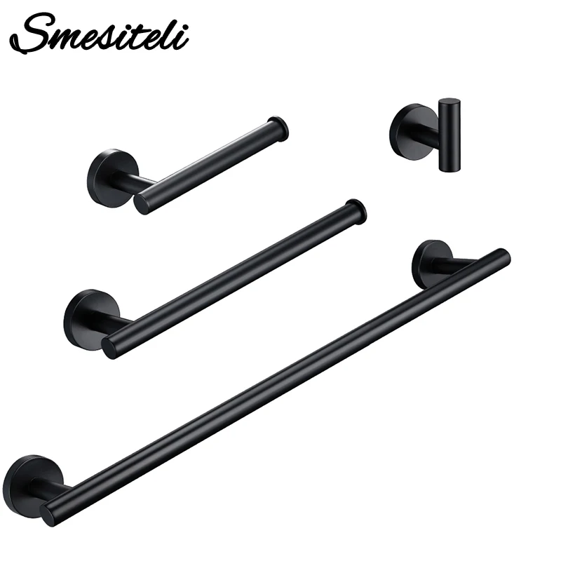 Oil Rubbed Bronze Bathroom Towel Rail Holder Rack Bar Shelf Wall Mounted mba851