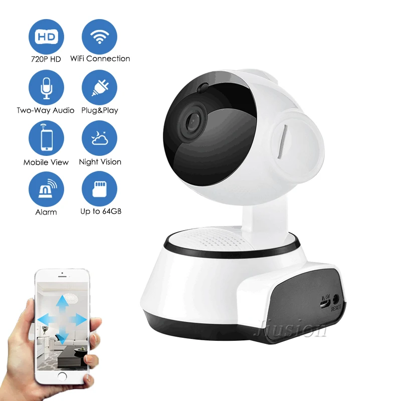 WiFi IP CCTV Mini Camera 720P Home Surveillance Night Vision Remote Secret Camcorder Security Nanny Micro Cam Support Hidden TF
WiFi IP CCTV Mini Camera 720P Home Surveillance Night Vision Remote Secret Camcorder Security Nanny Micro Cam Support Hidden TF