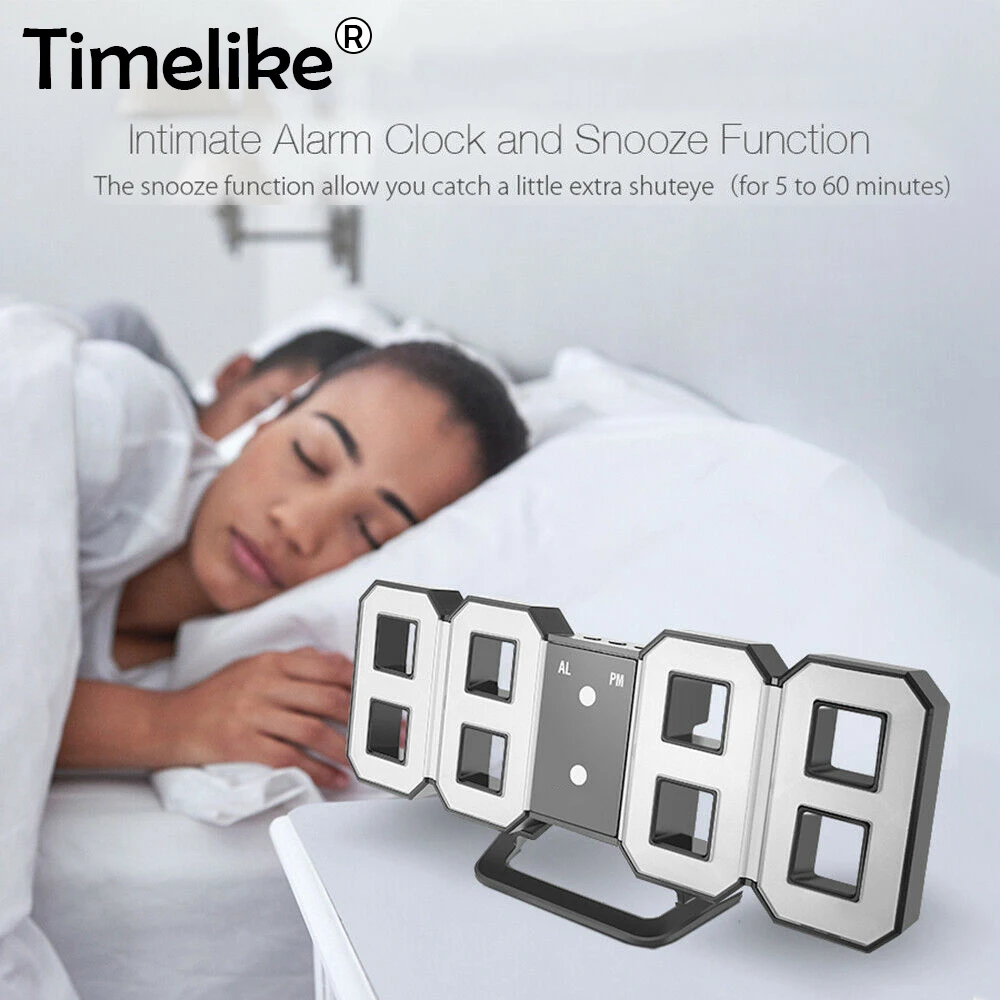 3D Large LED Digital Wall Clock Date Time Celsius Nightlight Display Desktop Clocks Modern Design Alarm Clock From Living Room
3D Large LED Digital Wall Clock Date Time Celsius Nightlight Display Desktop Clocks Modern Design Alarm Clock From Living Room