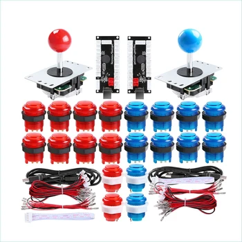 Arcade DIY Parts LED DIY Kit 2X Zero Delay USB Encoder+2X Joysticks 20X LED Arcade Button for Arcade Games
Arcade DIY Parts LED DIY Kit 2X Zero Delay USB Encoder+2X Joysticks 20X LED Arcade Button for Arcade Games