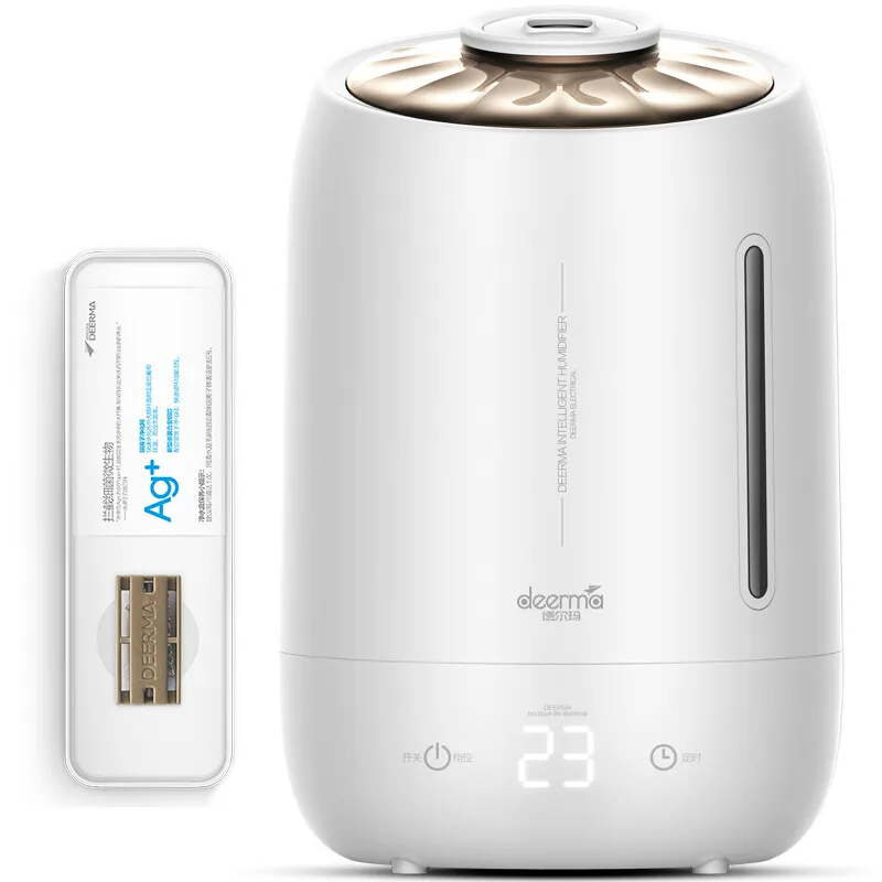 Humidifier Household Large Smart Touch Screens Synchronization Silent 5L Large Capacity White Pearl / F600
Humidifier Household Large Smart Touch Screens Synchronization Silent 5L Large Capacity White Pearl / F600