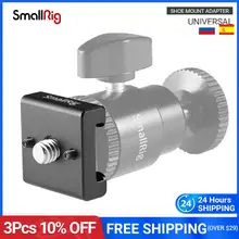SmallRig Universal Cold Shoe Mount Adapter Bracket (2 Pcs Pack )with Mounting Screws for LED Video Light Microphone 2060
SmallRig Universal Cold Shoe Mount Adapter Bracket (2 Pcs Pack )with Mounting Screws for LED Video Light Microphone 2060