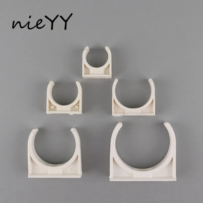 10Pcs 20Mm 25Mm 32Mm 40Mm 50Mm PVC Pipe Support Water Supply Pipe Clamps Water Pipe Connector Garden Irrigation System Fittings
10Pcs 20Mm 25Mm 32Mm 40Mm 50Mm PVC Pipe Support Water Supply Pipe Clamps Water Pipe Connector Garden Irrigation System Fittings