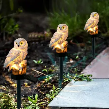 Owl Solar Light With Solar LED Panel Waterproof IP65 Outdoor Solar Powered Led Path Lawn Yard Garden Lamps Home Garden Decor
Owl Solar Light With Solar LED Panel Waterproof IP65 Outdoor Solar Powered Led Path Lawn Yard Garden Lamps Home Garden Decor