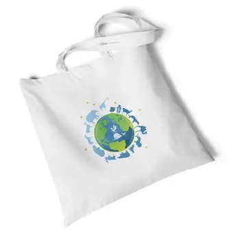 Fashion Earth Printed White Canvas Bag Storage Foldable Large Shoulder Bag Environmental Reusable Original Handbag
Fashion Earth Printed White Canvas Bag Storage Foldable Large Shoulder Bag Environmental Reusable Original Handbag