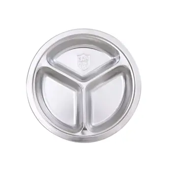 Stainless Steel Divided Dinner Tray Lunch Container Food Round Plate for School Canteen 3/4/5/6 Section
Stainless Steel Divided Dinner Tray Lunch Container Food Round Plate for School Canteen 3/4/5/6 Section