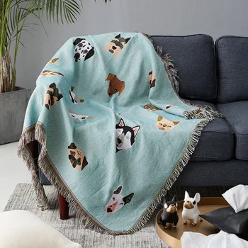 Dog printed sofa chair blanket home decor throw blanket cover for beds , folding blanket for traveling
Dog printed sofa chair blanket home decor throw blanket cover for beds , folding blanket for traveling