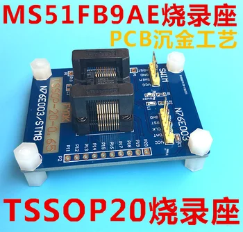 MS51FB9AE TSSOP20 Burning Socket, N76E003 Burning Socket/burner/programming Socket
MS51FB9AE TSSOP20 Burning Socket, N76E003 Burning Socket/burner/programming Socket