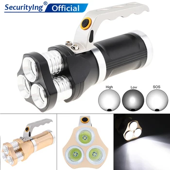 Waterproof 3 Modes Light 3000 Lumens LED Handheld Torch Tactical Flashlight Searchlight for Outdoor Hunting
Waterproof 3 Modes Light 3000 Lumens LED Handheld Torch Tactical Flashlight Searchlight for Outdoor Hunting