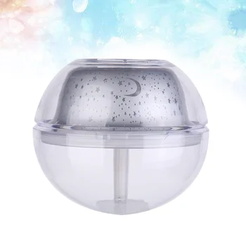 500ML Air Humidifier Transparent USB Humidifier Mist Maker with Projection Function Crystal Night Light (Silver)
500ML Air Humidifier Transparent USB Humidifier Mist Maker with Projection Function Crystal Night Light (Silver)