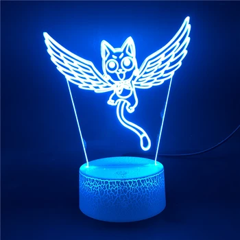 LED Night Light Smart Phone Control Fairy Tail Happy The Japanese Anime USB Lamp Desk Unique Present for Infant Festival Decor
LED Night Light Smart Phone Control Fairy Tail Happy The Japanese Anime USB Lamp Desk Unique Present for Infant Festival Decor