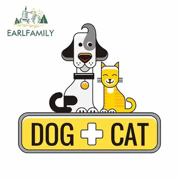 EARLFAMILY 13cm x 11.9cm For Dog And Cat Trunk Creative Car Stickers Comical Decal Graffiti Waterproof Vinyl Material Decor
EARLFAMILY 13cm x 11.9cm For Dog And Cat Trunk Creative Car Stickers Comical Decal Graffiti Waterproof Vinyl Material Decor